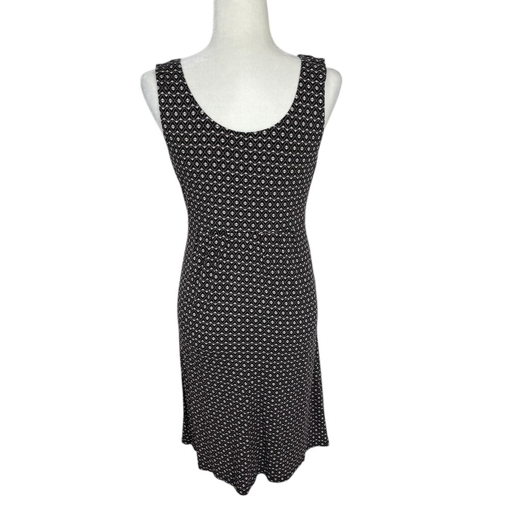 Garnet Hill Starlet Sleeveless Jersey Knit Dress Neutral Size Small Travel - Picture 5 of 10